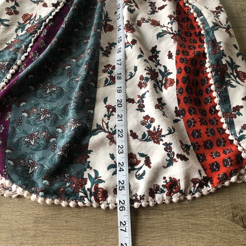Block Print Floral Dress XS - Picture 5 of 6